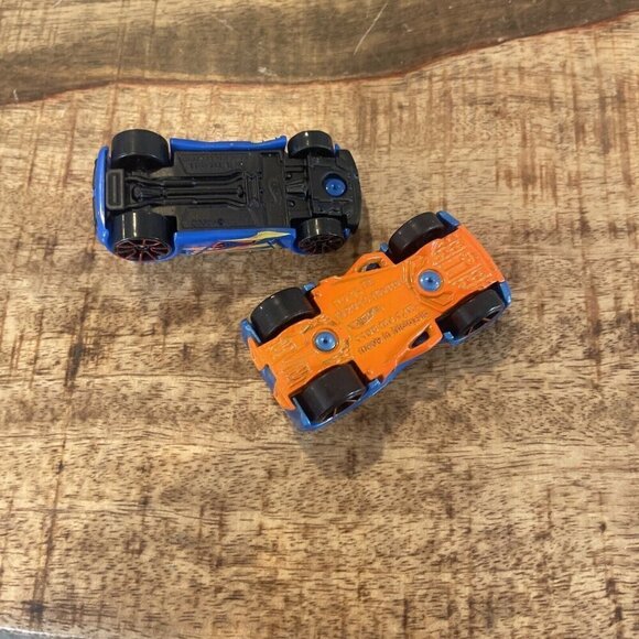 2014 Mattel Hot Wheels RD-03 Cast Model Race Car Blue Accelerators High Voltage - Picture 7 of 8